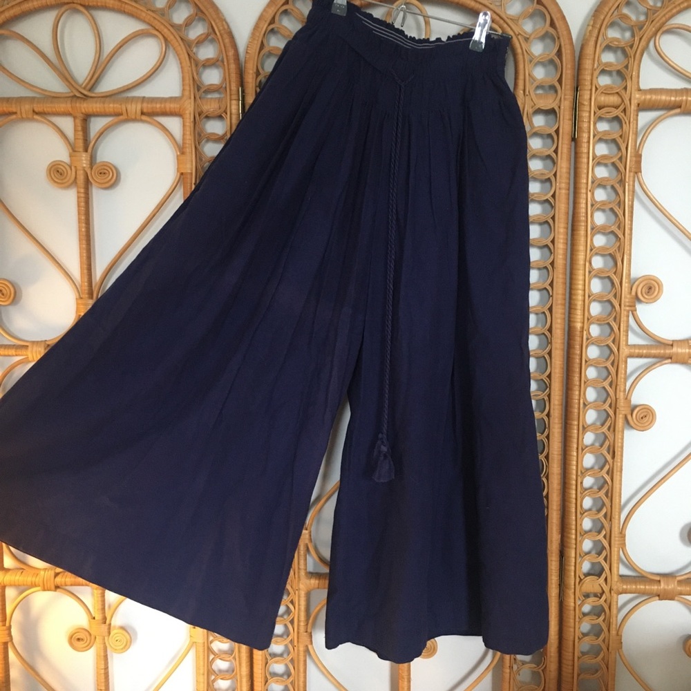 Smock waist culottes